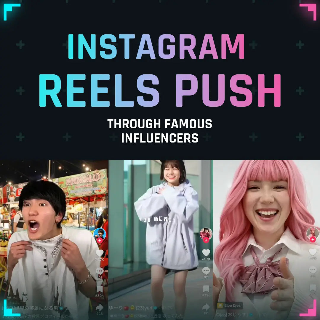 Instagram Reels Influencer Push Pitch-Us