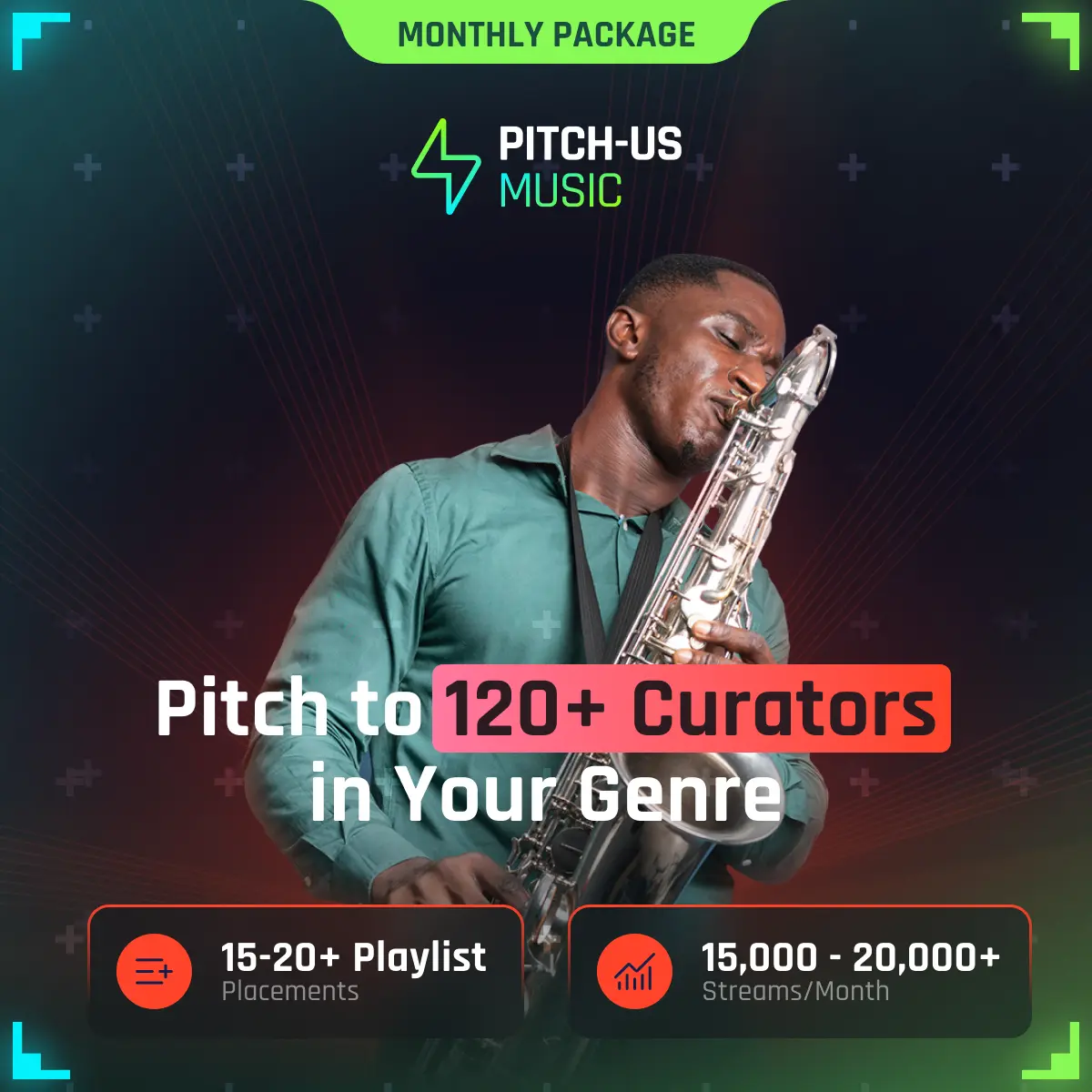 Spotify Playlist Pitching to 120+ Curators Within Your Genre Pitch-Us