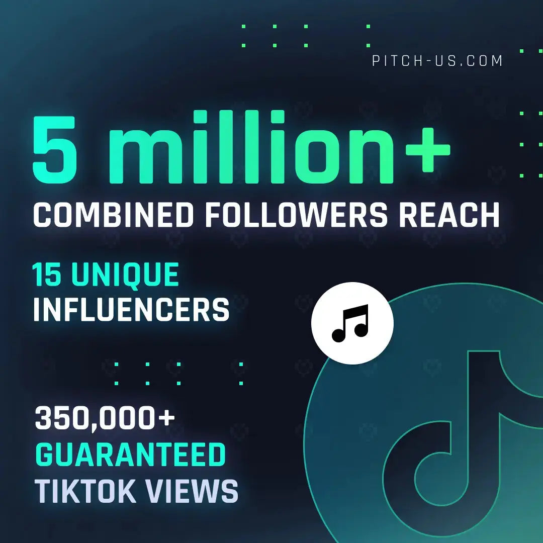 15x TikTok Influencers SoundCampaign (5million+ Followers Reach) Pitch-Us