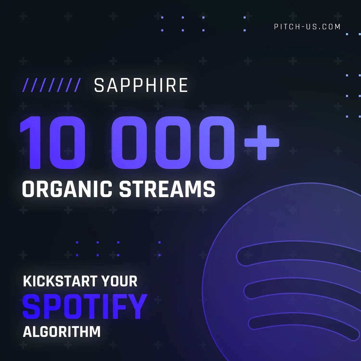 Sapphire (10,000+ Organic Streams) Pitch Us