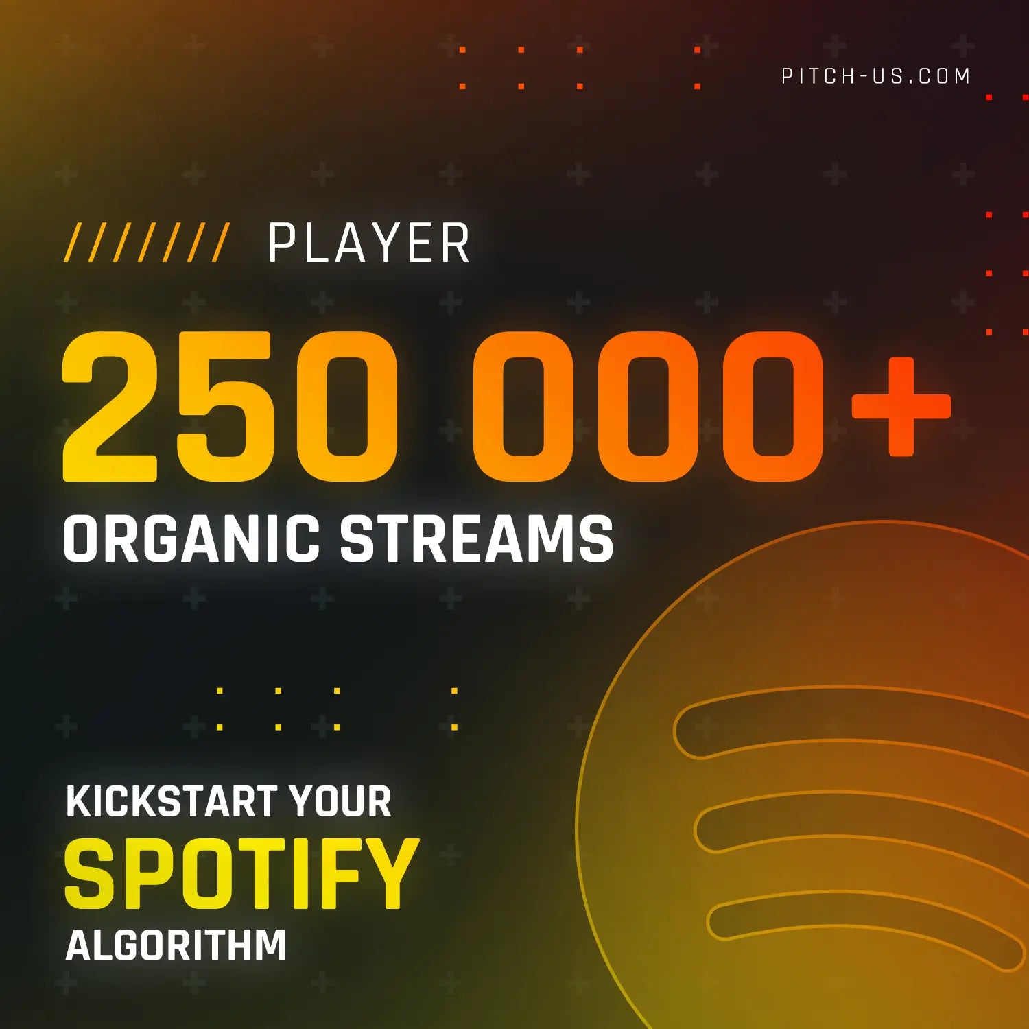 Player (250,000+ Organic Streams) Pitch Us