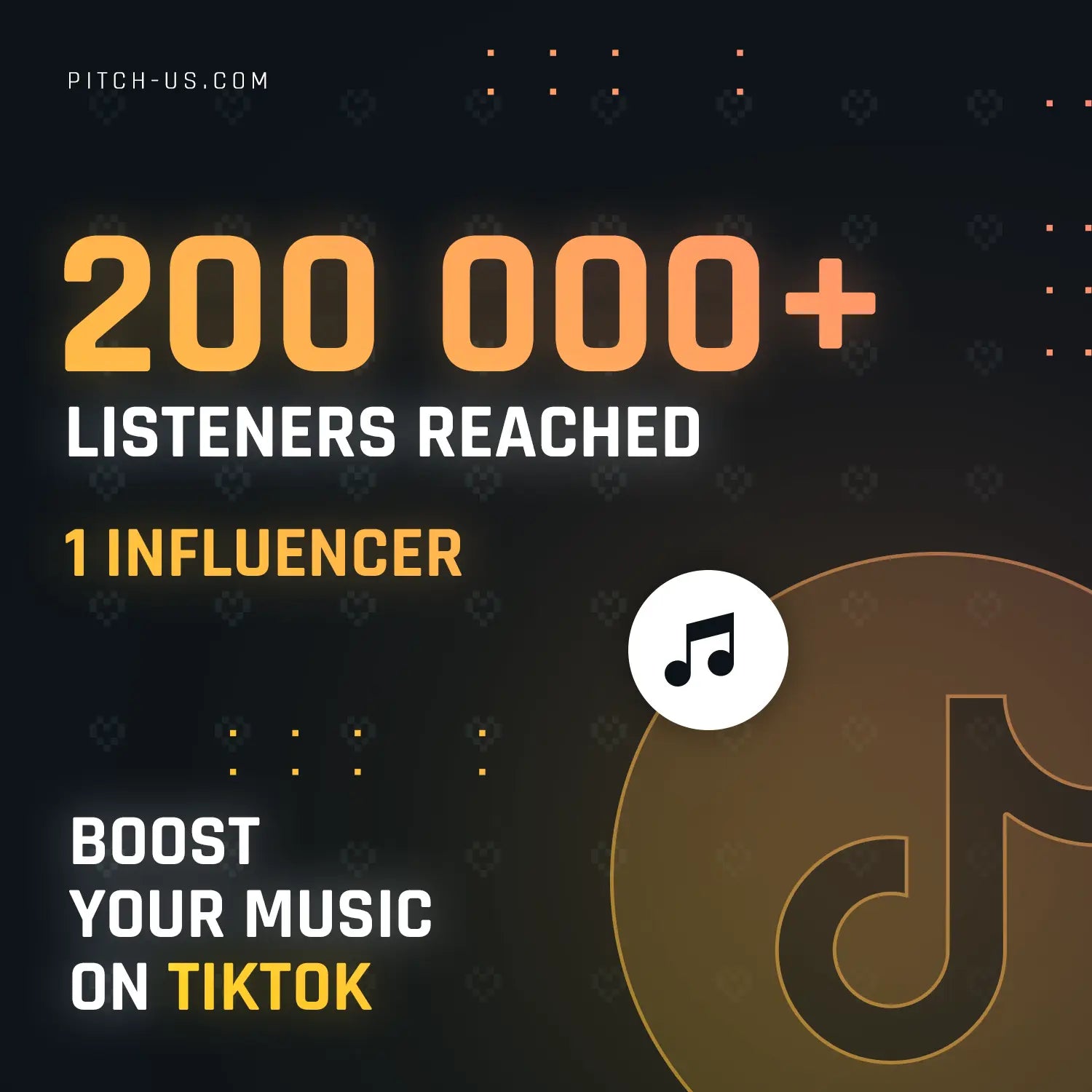 TikTok Promote (200,000+ Listeners) Pitch-Us