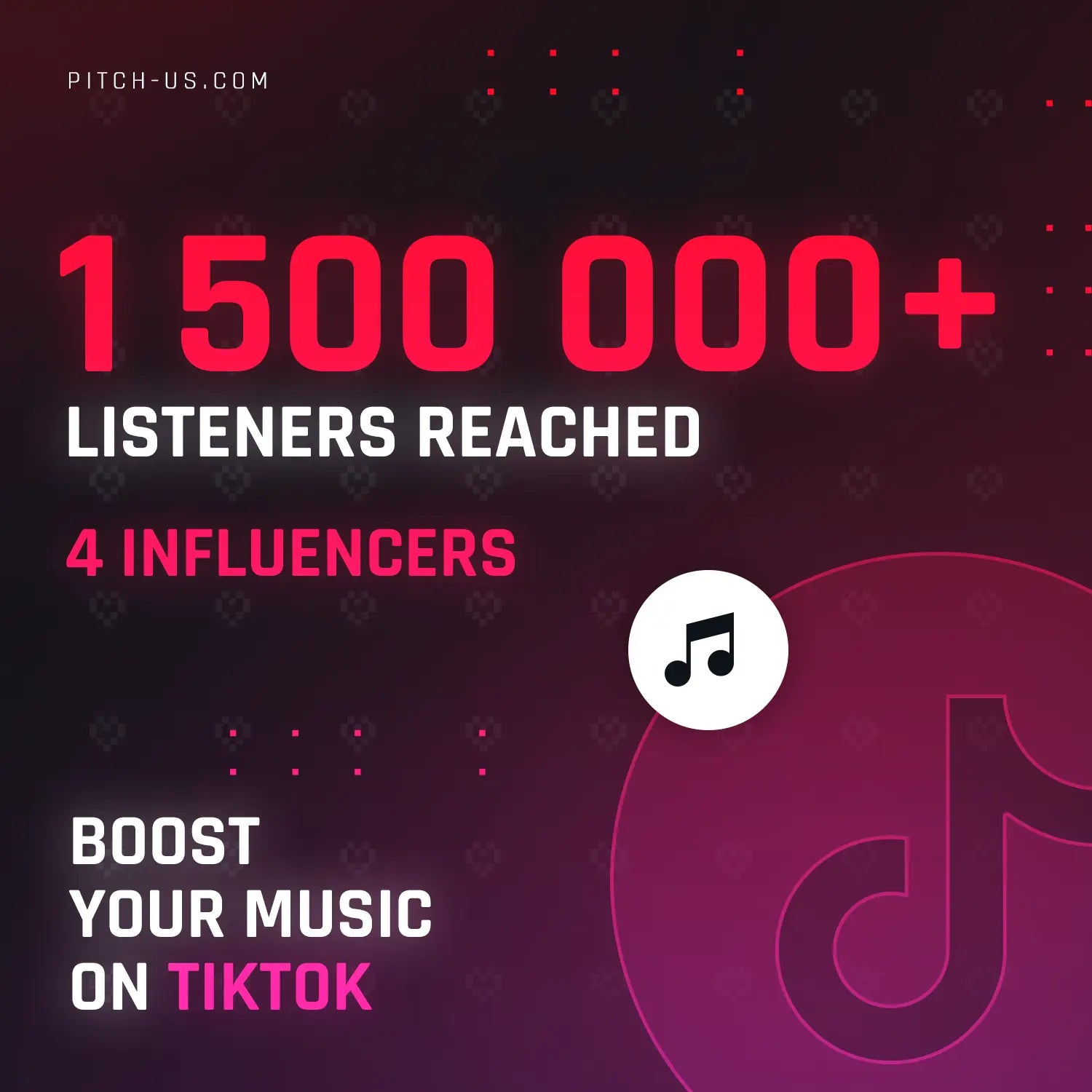 TikTok Dominate (1,500,000+ Listeners) Pitch-Us