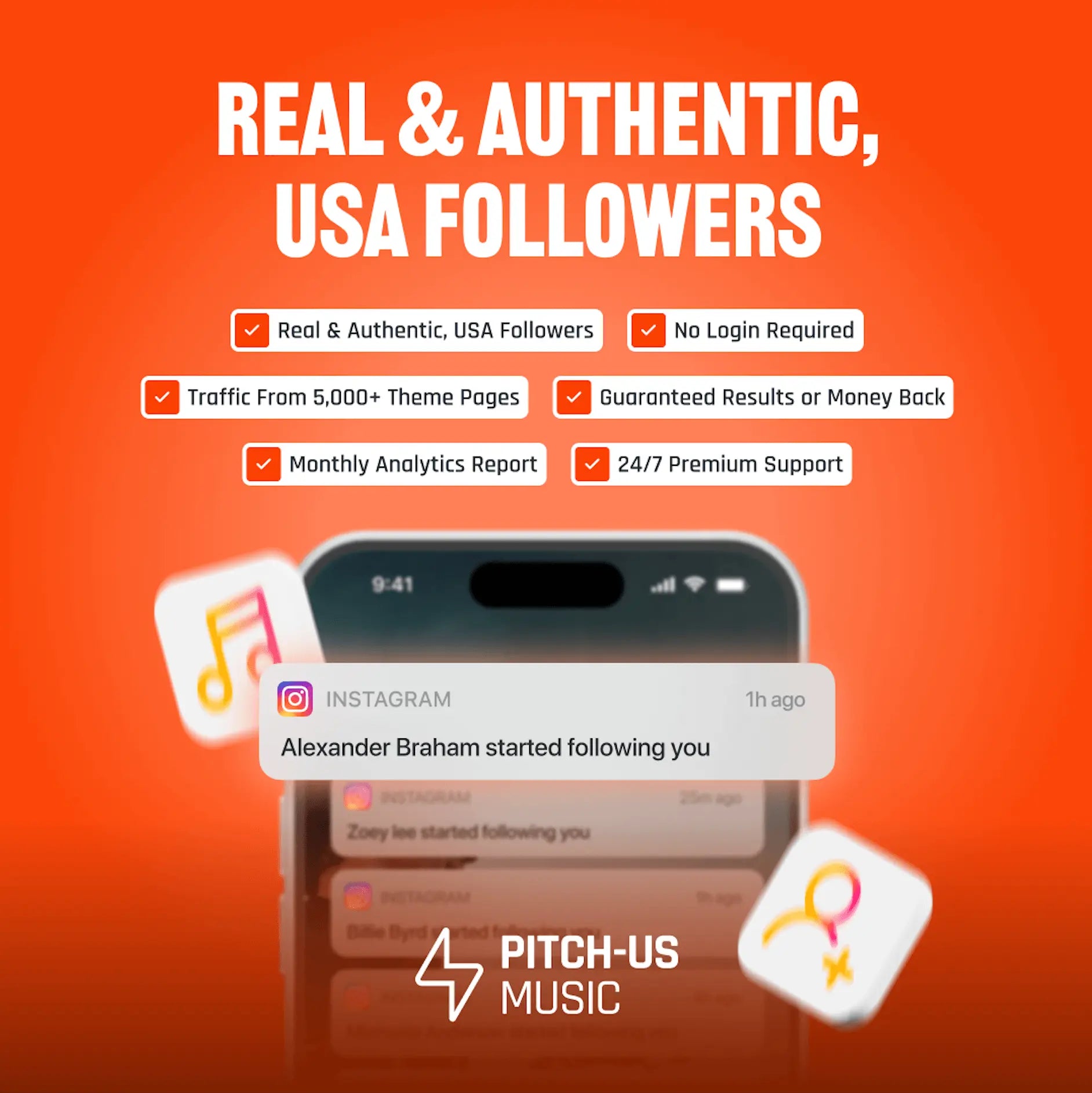 Free Trial: 50-100 Instagram Followers Pitch-Us